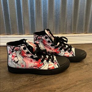 Yes We Vibe Canvas fox High Top Cap Toe Sneakers 5.5 W 4 Men